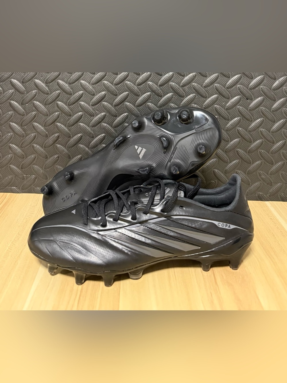 Adidas Copa Pure 4 Elite FG Black Soccer Cleats JQ0399 Mens Size 6 Womens Size 7